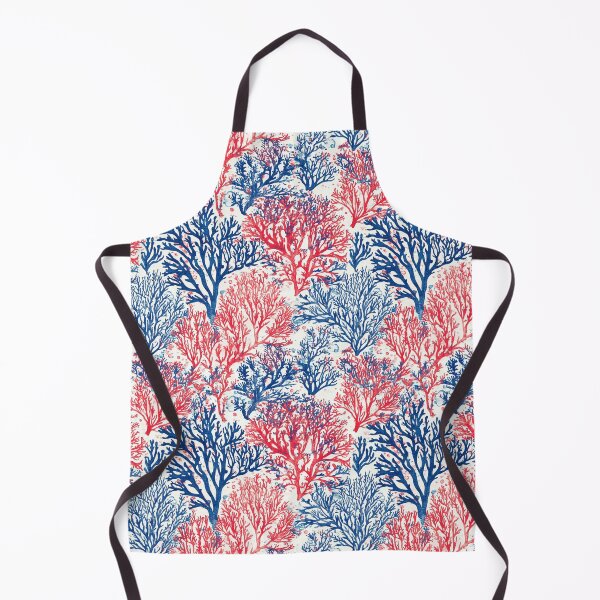 Item preview, Red Blue Coral reefs and underwater plants designed and sold by mind-coloring.