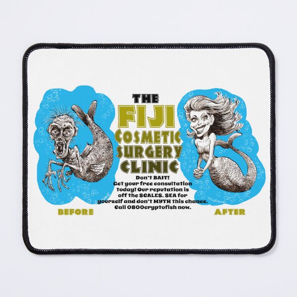 Item preview, Mermaid cosmetic surgery spoof advert designed and sold by IanBakerToons.