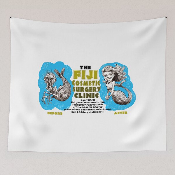 Item preview, Mermaid cosmetic surgery spoof advert designed and sold by IanBakerToons.
