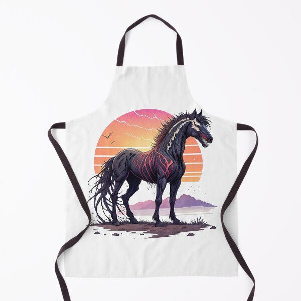 Item preview, Venom Horse Art, Retro Sunset designed and sold by graphic-genie.
