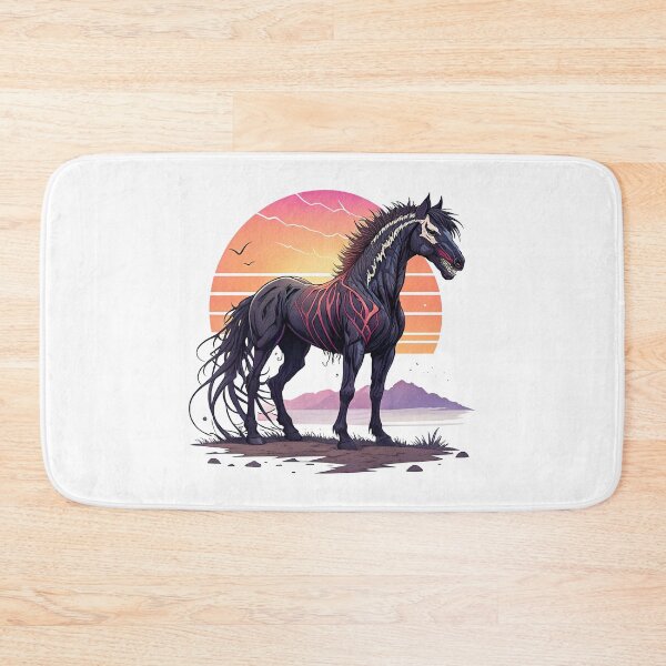 Item preview, Venom Horse Art, Retro Sunset designed and sold by graphic-genie.