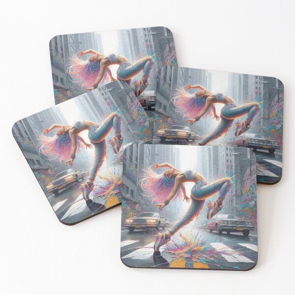 Item preview, B-girl Vibrant Street Dance on Street cityscape. designed and sold by Nanthanon.