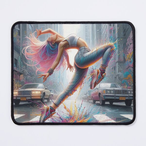 Item preview, B-girl Vibrant Street Dance on Street cityscape. designed and sold by Nanthanon.