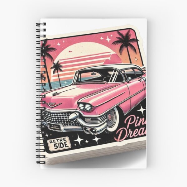 Item preview, Pink Cadillac Retro Ride Sticker – Vintage Vibes with Classic Style designed and sold by polo-designs.