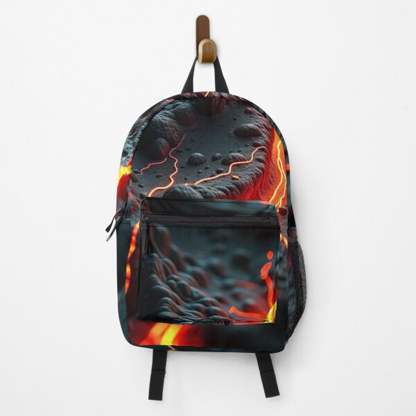 Item preview, design resembling a moving volcano, with a dark background. designed and sold by Last-Oops.
