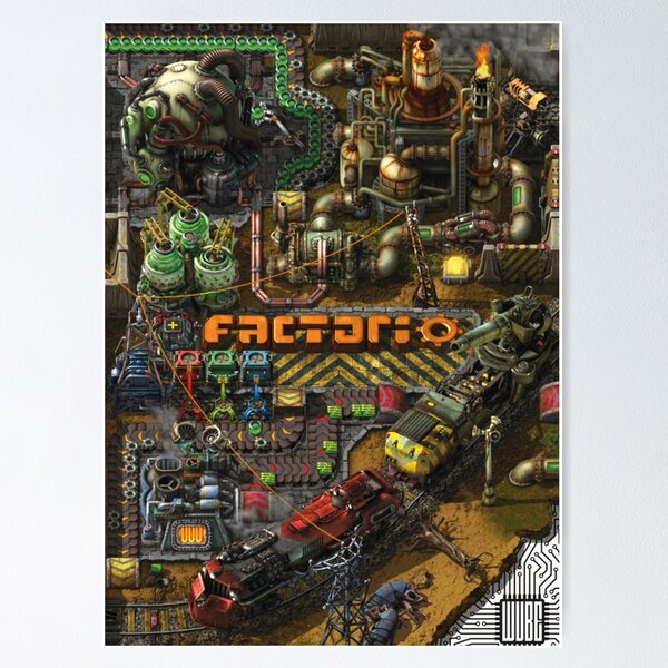 Artikel-Vorschau von Factorio-Grafik, designt und verkauft von OctopusDL.