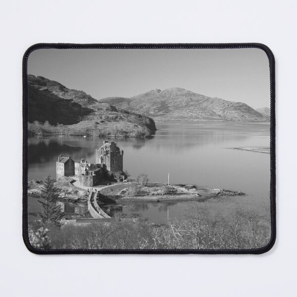 Item preview, Eilean Donan Castle in black and white  designed and sold by Derren Jones.