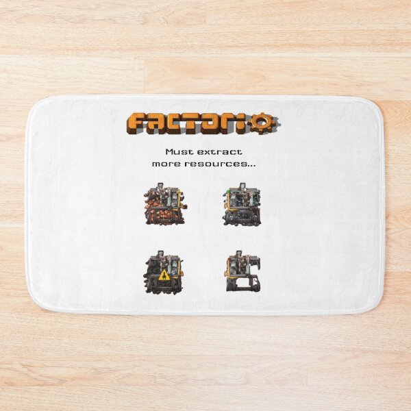 Item preview, Factorio, Must extract more resources...   designed and sold by OctopusDL.