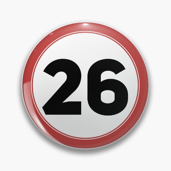 Item preview, Speed limit 26, happy 26th birthday designed and sold by Wolagno.