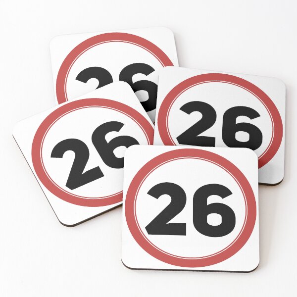 Item preview, Speed limit 26, happy 26th birthday designed and sold by Wolagno.