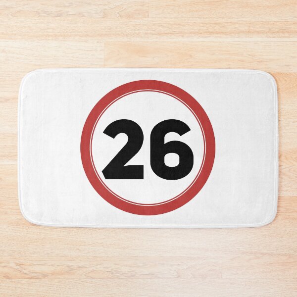 Item preview, Speed limit 26, happy 26th birthday designed and sold by Wolagno.