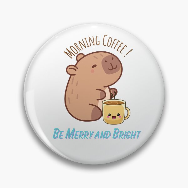 Item preview, Morning Coffee Bliss: Capybara’s Merry Moment  designed and sold by Zonghe.