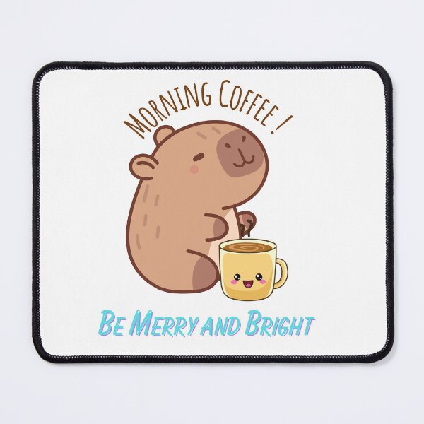 Item preview, Morning Coffee Bliss: Capybara’s Merry Moment designed and sold by Zonghe.