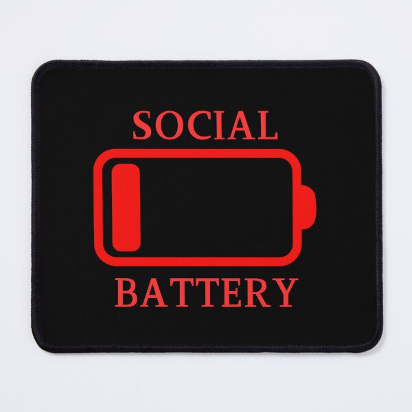Item preview, Low Social Battery - 2 designed and sold by SomethingNiceHI.