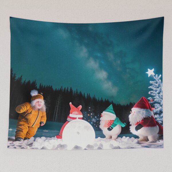 Item preview, New Year greetings "season genies" designed and sold by Leo-Fein.