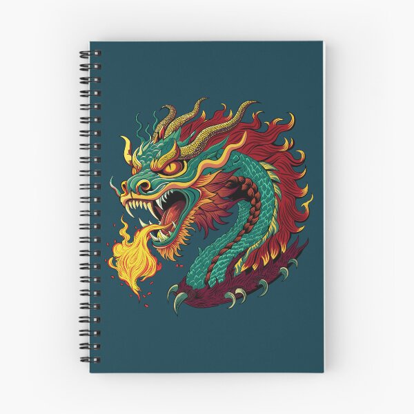 Item preview, Japanese Fantasy Flame Fire Breathing Dragon designed and sold by FemmePod.