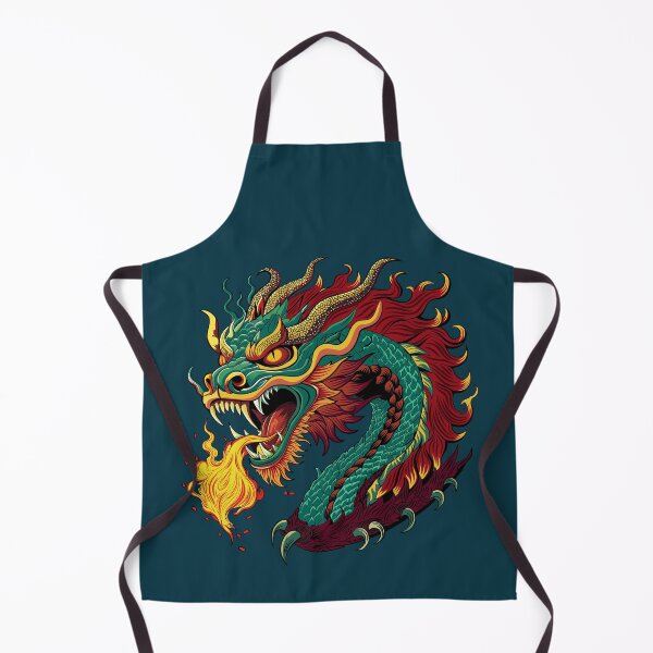 Item preview, Japanese Fantasy Flame Fire Breathing Dragon designed and sold by FemmePod.