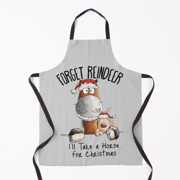 Item preview, Funny Christmas Horse With Reindeer Christmas Saying designed and sold by modartis.