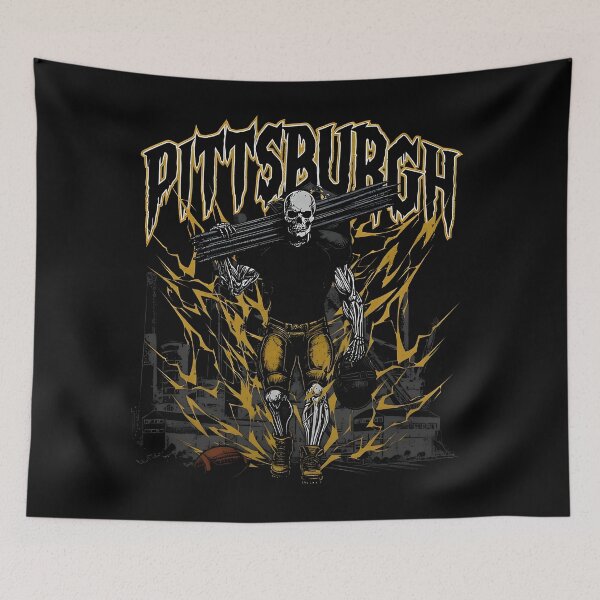 Item preview, Skeleton - Pittsburgh Football Shirt designed and sold by BancaJone.