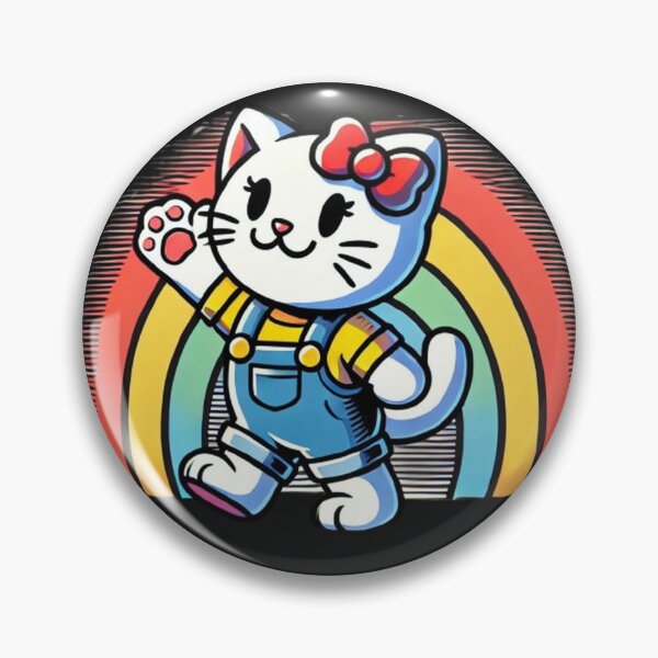 Item preview, Hi, Rainbow Kitty designed and sold by SztylishDesigns.