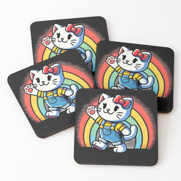 Item preview, Hi, Rainbow Kitty designed and sold by SztylishDesigns.