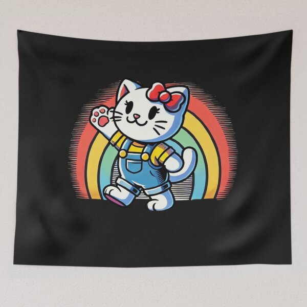 Item preview, Hi, Rainbow Kitty designed and sold by SztylishDesigns.