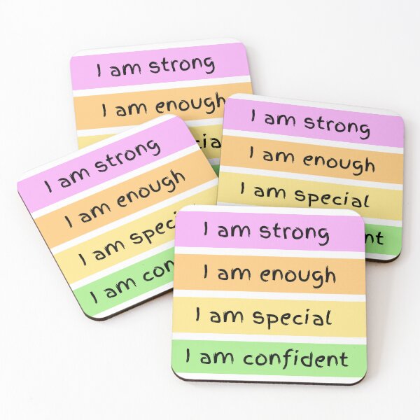 Item preview, Positive Affirmations Pastel designed and sold by Sneh Universe.