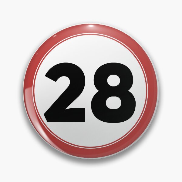 Item preview, Speed limit 28, happy 28th birthday designed and sold by Wolagno.