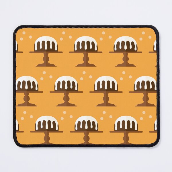 Item preview, Sticky toffee cakes on orange designed and sold by reneesillus.