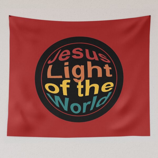 Item preview, Jesus Light of the World. Fun Christmas Design designed and sold by simplydesignart.