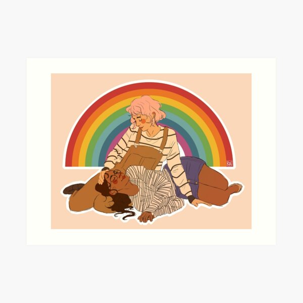 gentle love Art Print