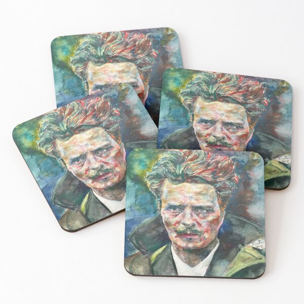Item preview, AUGUST STRINDBERG - watercolor portrait .2 designed and sold by lautir.