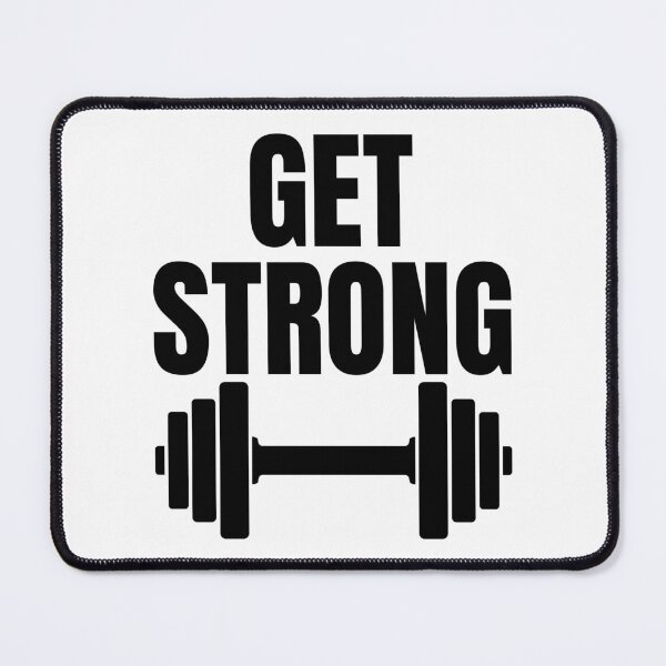 Item preview, Get strong - fitness & Gym motivation motto and quote designed and sold by GraphicDream.