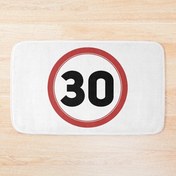 Item preview, Speed limit 30, happy 30th birthday designed and sold by Wolagno.