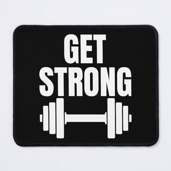 Item preview, Get strong - fitness & Gym motivation motto and quote designed and sold by GraphicDream.