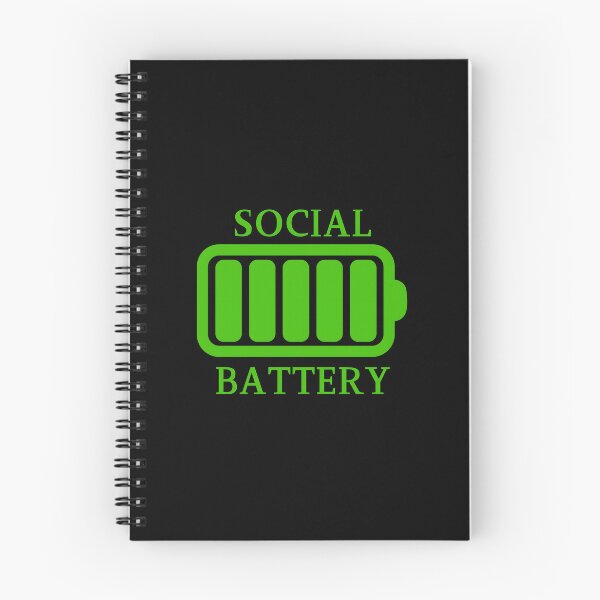Item preview, Full Social Battery - 2 designed and sold by SomethingNiceHI.