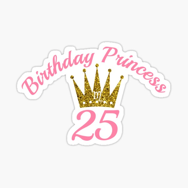 25th birthday tiara