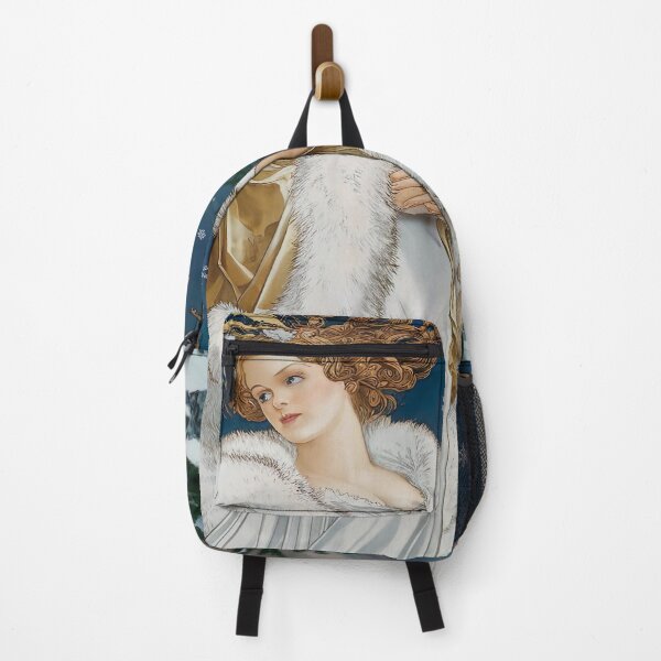 Item preview, Alphonse Mucha Seasons Inspired Winter Painting designed and sold by Tamas Das.