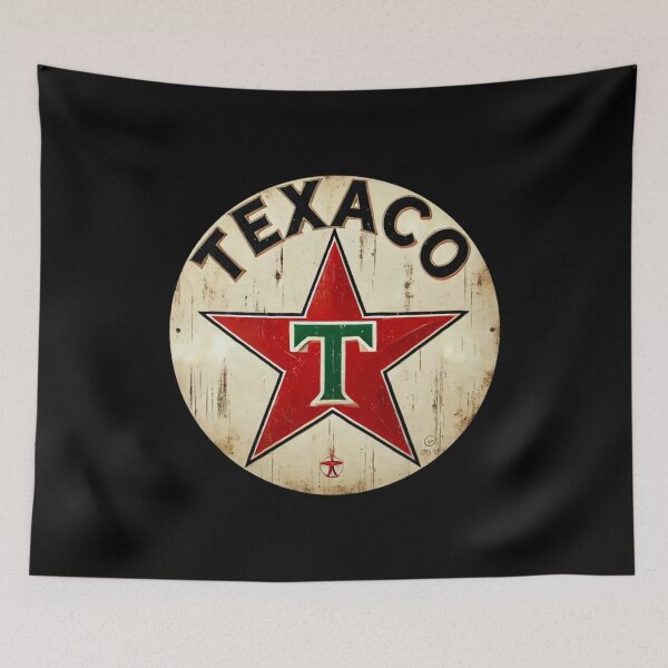Item preview, Texaco Vintage Sign designed and sold by FutureTraveller.