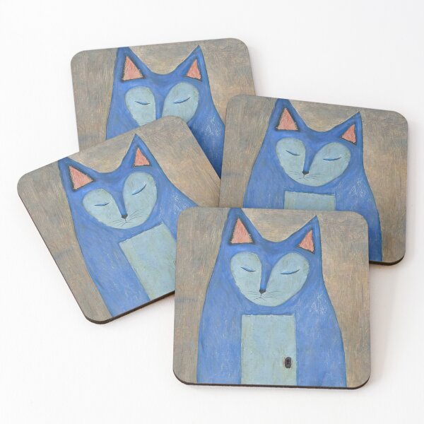 Item preview, Russian Blue Cat Mystery Door designed and sold by ArtistaCats.