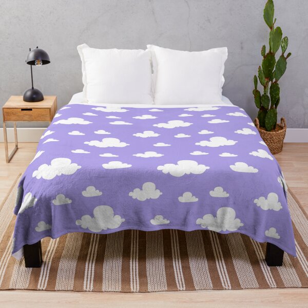 Item preview, Cute Purple Cloud Pattern designed and sold by ChaosDesigns876.