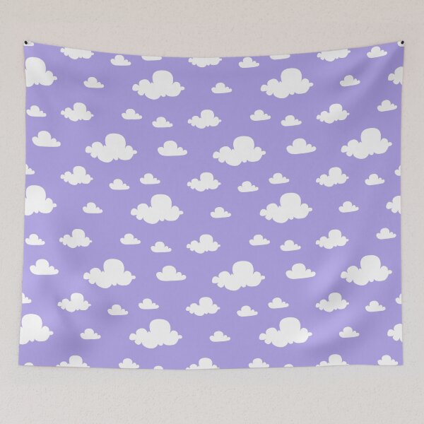 Item preview, Cute Purple Cloud Pattern designed and sold by ChaosDesigns876.