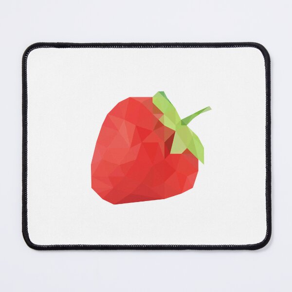 Item preview, Geometric Low Poly Strawberry Illustration designed and sold by OrangePoly.