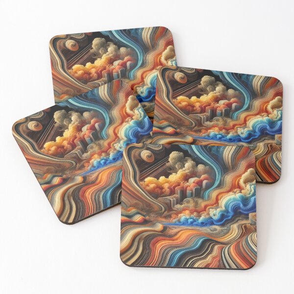 Item preview, Currents of the Earth – A Surreal Dance of Colors designed and sold by Sigtrix.