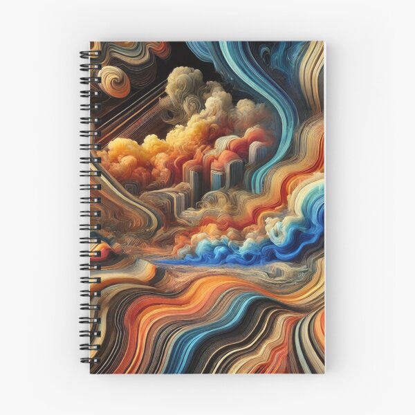Item preview, Currents of the Earth – A Surreal Dance of Colors designed and sold by Sigtrix.
