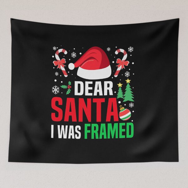Item preview,  Dear Santa Funny Framed Family Christmas Funny Xmas Holiday  designed and sold by HalloweenGift.
