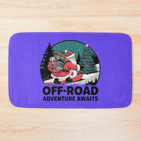 Item preview, Off-Road Adventures Awaits… Santa's Snowbound Delivery Dash! designed and sold by MSMPrintDesign.