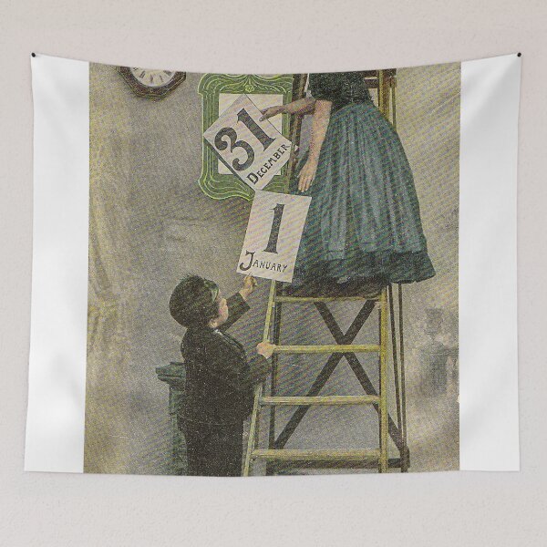 Item preview, Changing year on vintage postcard designed and sold by Photopat.
