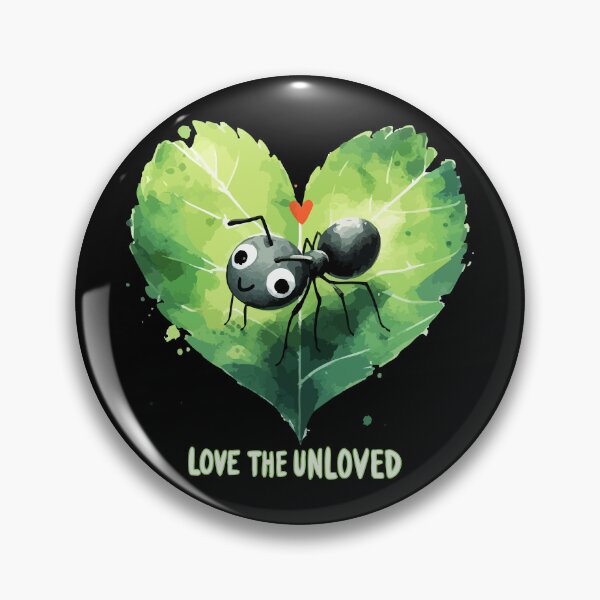 Item preview, Love The Unloved Sketchy Cute Ant Watercolor designed and sold by TomFrontierArt.