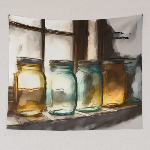 Item preview, Jarring Sunlight designed and sold by Leslie Montgomery Art.
